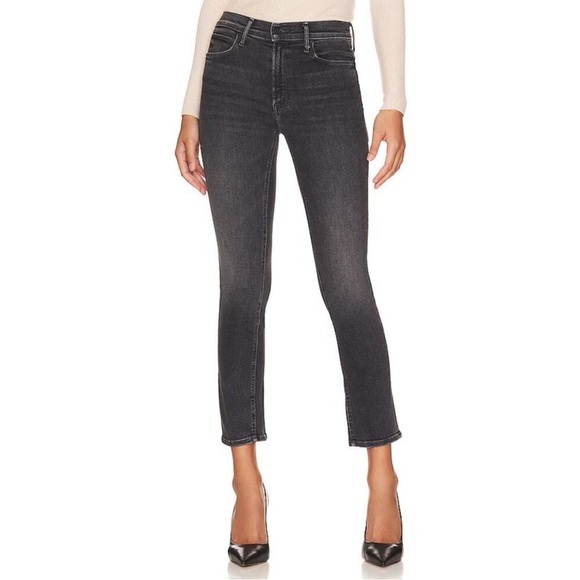 MOTHER Denim - MOTHER Mid Rise Dazzler Ankle Jeans in The Night is Watching Size 27